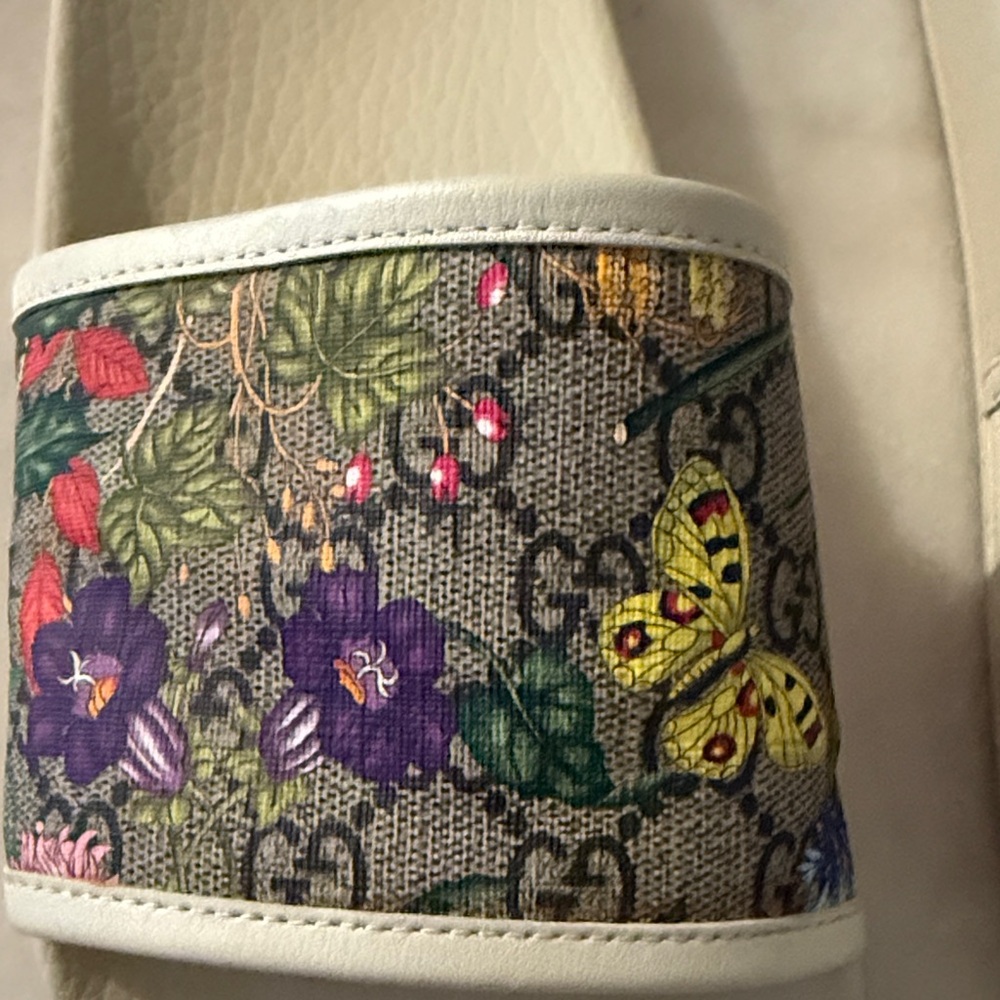 Gucci Floral Print Slippers - Multicolor - Picture 5 of 7